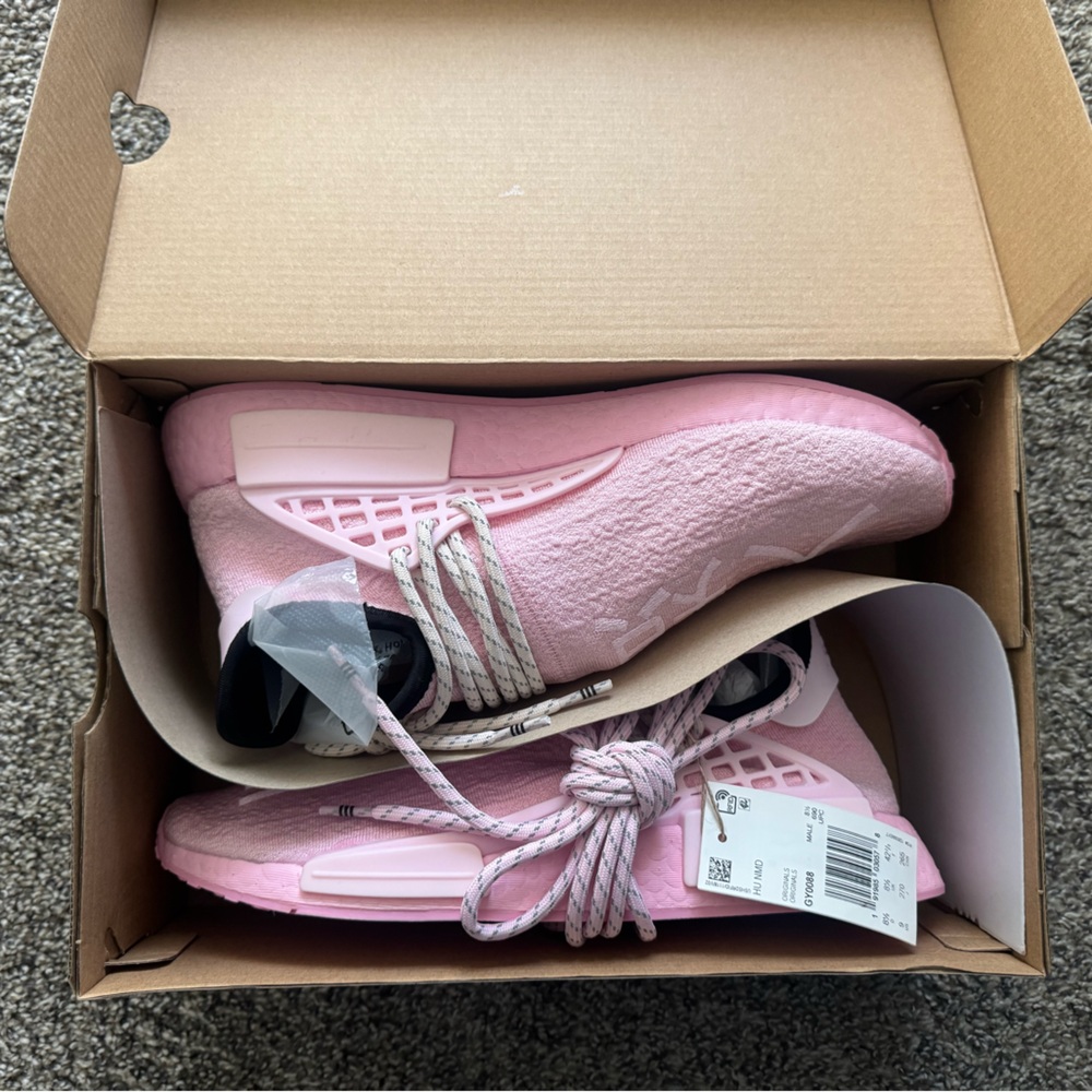 adidas x Pharrell NMD Human Race GY0088 Pink Men's Size 9